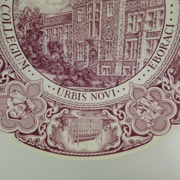 Wedgewood Mulberry Plate College Of The City Of New York The Chemistry Building - Picture 4 of 9